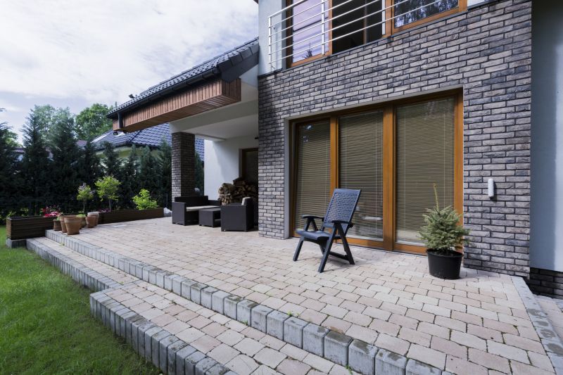 Outdoor Paver Seating Area