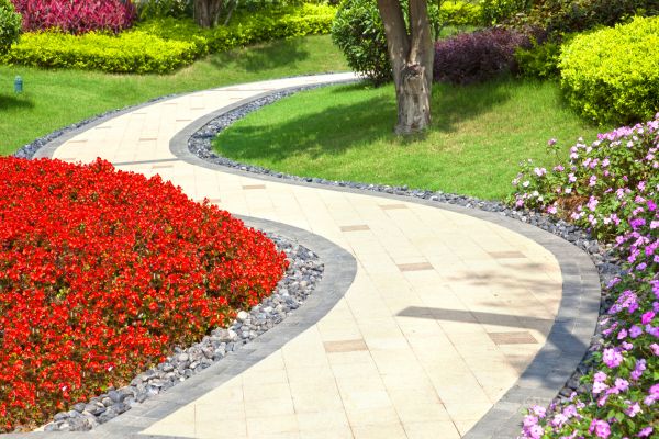 Garden Walkway Installation in Fishers