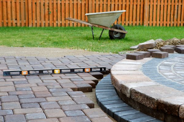 Patio Brick Installation in Fishers